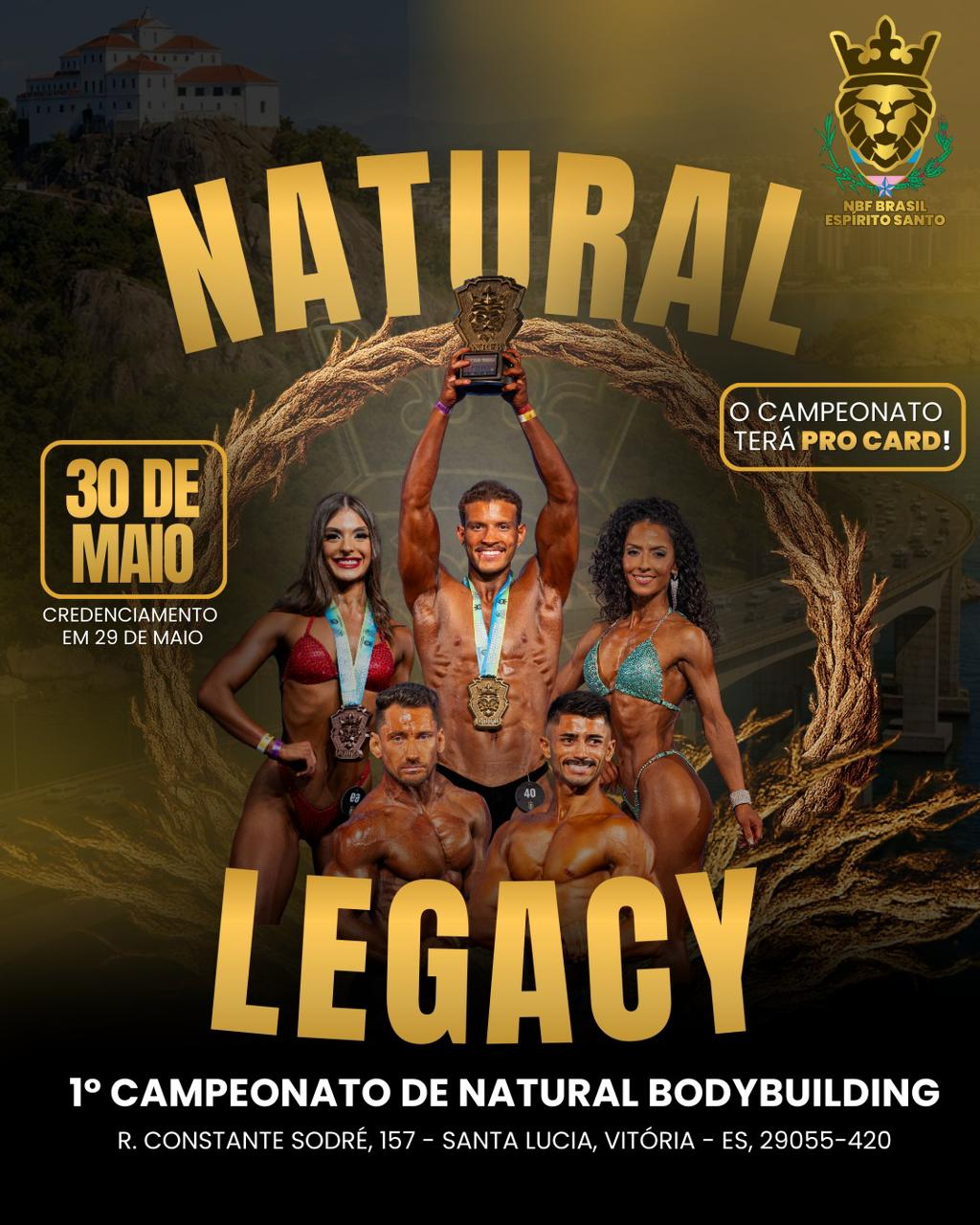 Espírito Santo recebe primeiro campeonato de fisiculturismo natural com federação internacional