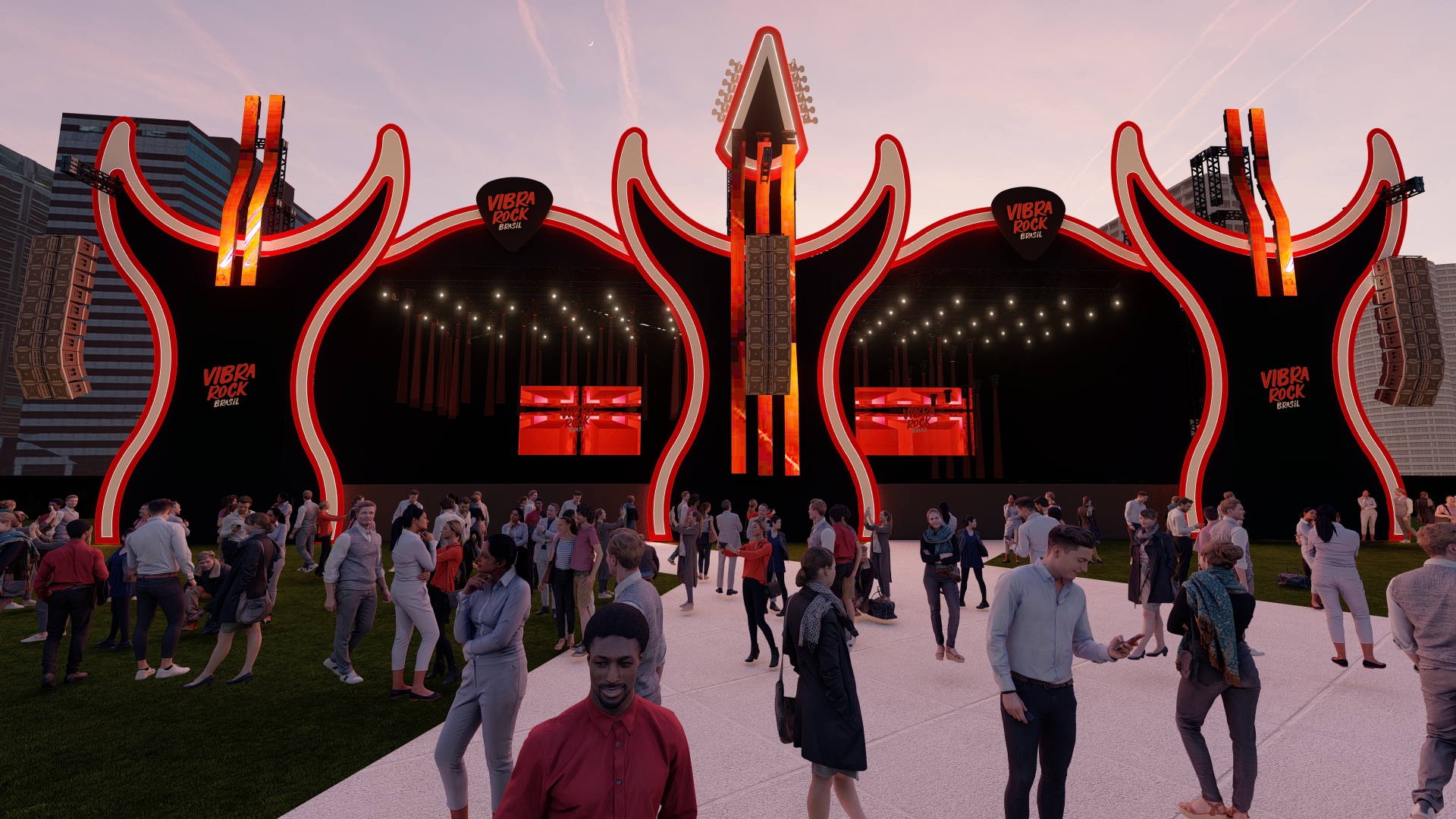 VIBRA ROCK BRASIL APRESENTA O MAIOR PALCO JÁ VISTO NO ES